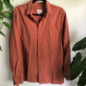Rhythm Rust Casual Button Down Shirt